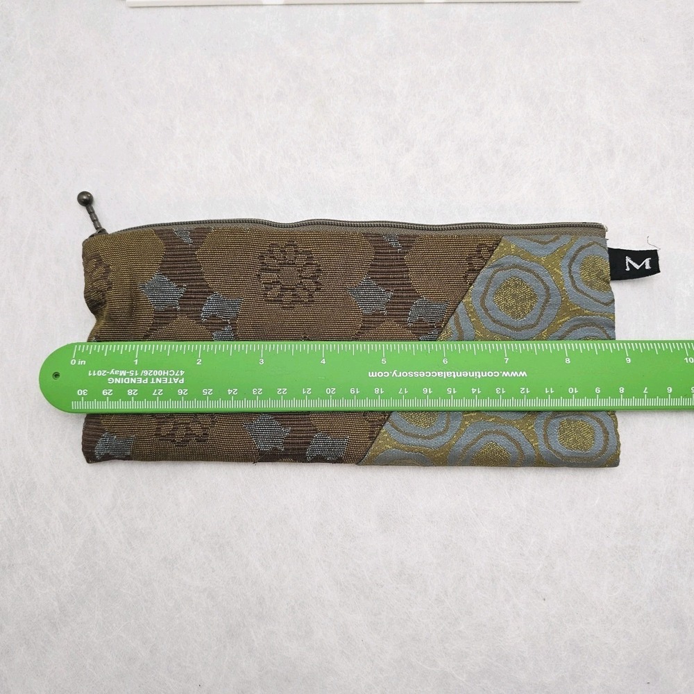 Cosmetic Bag Maruca Designs Boulder, CO Lined 9" x 4" Make-up Travel Pouch - Picture 6 of 7
